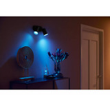 Philips Hue White & Color Ambiance Fugato Spot Doppio, Lampada Nero
