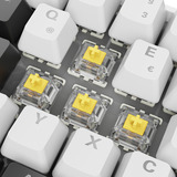 Sharkoon 4044951041886, Tastiera da gioco bianco