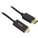 Sharkoon Cavo adattatore Displayport 1.2 > HDMI 4K Nero