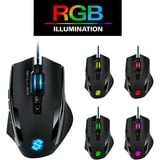 Sharkoon Skiller SGM1 mouse Mano destra USB tipo A Ottico 10800 DPI, Mouse da gioco Nero, Mano destra, Ottico, USB tipo A, 10800 DPI, 8000 fps, Nero
