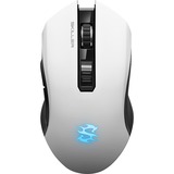 Sharkoon Skiller SGM3 mouse Mano destra RF Wireless + USB Type-A Ottico 6000 DPI bianco, Mano destra, Ottico, RF Wireless + USB Type-A, 6000 DPI, Bianco