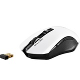 Sharkoon Skiller SGM3 mouse Mano destra RF Wireless + USB Type-A Ottico 6000 DPI bianco, Mano destra, Ottico, RF Wireless + USB Type-A, 6000 DPI, Bianco