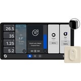 Shelly Wall Display X2 Silver + Blu H&T, Pannello di controllo argento