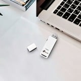 TP-Link Adattatore USB Wireless N, Adattatore Wi-Fi bianco, Wireless, USB, WLAN, Wi-Fi 4 (802.11n), 300 Mbit/s, Nero, Bianco, Vendita al dettaglio