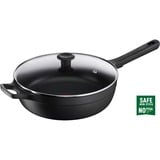 Tefal G61237 Rotondo Nero, Padella Nero, Rotondo, Nero, Alluminio, Titanio, Bachelite, 5 persona(e)