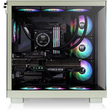 Thermaltake View 380 XL WS ARGB, Chassis Tower verde chiaro/legno
