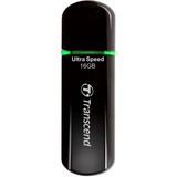 Transcend JetFlash 600 nero lucido, 16 GB, USB tipo A, 2.0, Cuffia, 10,3 g, Nero