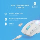 Turtle Beach Kone XP Air, Mouse da gioco bianco