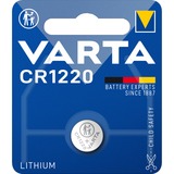 Varta LITHIUM Coin CR1220 (Batteria a bottone, 3V) Blister da 1 3V) Blister da 1, Batteria monouso, CR1220, Litio, 3 V, 1 pz, 35 mAh