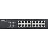 Zyxel GS1100-16 Non gestito Gigabit Ethernet (10/100/1000) Non gestito, Gigabit Ethernet (10/100/1000), Montaggio rack, Montabile a parete