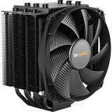 be quiet! Dark Rock 4 Processore Refrigeratore 13,5 cm Nero, raffreddamento CPU Nero, Refrigeratore, 13,5 cm, 1400 Giri/min, 10,5 dB, 21,4 dB, Nero