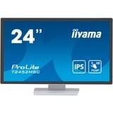 iiyama T2452MSC-W1, Monitor LED bianco/Nero