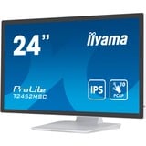 iiyama T2452MSC-W1, Monitor LED bianco/Nero