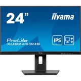 iiyama XUB2493HS-B6, Monitor LED Nero (opaco)