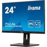 iiyama XUB2493HS-B6, Monitor LED Nero (opaco)