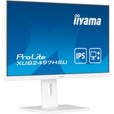 iiyama XUB2497HSU-W2, Monitor LED bianco (matto)