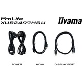 iiyama XUB2497HSU-W2, Monitor LED bianco (matto)