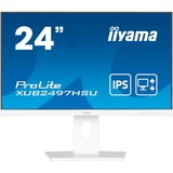 iiyama XUB2497HSU-W2, Monitor LED bianco (matto)