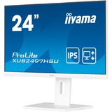 iiyama XUB2497HSU-W2, Monitor LED bianco (matto)