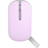 ASUS Marshmallow MD100 mouse Ufficio Ambidestro RF senza fili + Bluetooth Ottico 1600 DPI Lilla/grigio, Ambidestro, Ottico, RF senza fili + Bluetooth, 1600 DPI, Viola