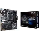 ASUS PRIME A520M-A II/CSM AMD A520 Socket AM4 micro ATX, Scheda madre Nero/grigio, AMD, Socket AM4, AMD Ryzen™ 3, AMD Ryzen™ 5, DDR4-SDRAM, 128 GB, DIMM