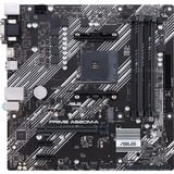 ASUS PRIME A520M-A II/CSM AMD A520 Socket AM4 micro ATX, Scheda madre Nero/grigio, AMD, Socket AM4, AMD Ryzen™ 3, AMD Ryzen™ 5, DDR4-SDRAM, 128 GB, DIMM