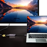 ATEN Adattatore 4K da USB-C a HDMI grigio/Nero, 3.2 Gen 1 (3.1 Gen 1), USB tipo-C, Uscita HDMI, 4096 x 2160 Pixel