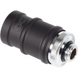 Alphacool ES Schnellverschluss BLH1A PushIn Femmina AG, Connessione cromo/nero (opaco)