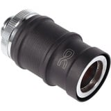 Alphacool ES Schnellverschluss BLH1A PushIn Femmina AG, Connessione cromo/nero (opaco)