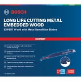 Bosch 2 608 900 401 lama per sega a gattuccio, sega a traforo e sega universale Lama per sega universale Acciaio al carbonio (HCS) 1 pz Lama per sega universale, Legno, Acciaio al carbonio (HCS), Blu, 25 cm, 3,5 mm