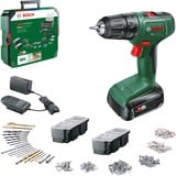 Bosch Avvitatore a batteria EasyDrill 18V-40 + SystemBox, Trapano avvitatore verde/Nero