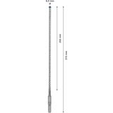 Bosch SDS plus-7X 1 pz, Trapano Martello perforatore, 6,5 mm, 315 mm, Mattone, Cemento, Calcestruzzo duro, Pietra naturale, Arenaria, Pietra, 25 cm, SDS-plus