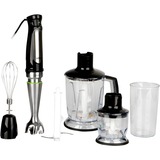 Braun MultiQuick 7 MQ 7045X 1,25 L Frullatore ad immersione 1000 W Nero, Acciaio inox, Frullatore a immersione Nero/in acciaio inox, Frullatore ad immersione, 1,25 L, Tritaghiaccio, 1,2 m, 1000 W, Nero, Acciaio inox