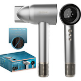 Cecotec IoniCare RockStar Nano IonTech, Asciugacapelli alluminio/Oro rosè