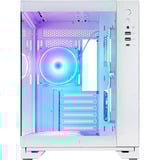 Chieftec GM-30W-TG-OP computer case Cubo Bianco, Chassis Tower bianco, Cubo, PC, Bianco, ATX, micro ATX, Mini-ITX, Gaming, Multi