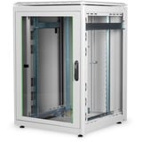 Digitus Armadio di rete Serie Unique - 800 x 800 mm (L x P), IT armadio grigio chiaro, Rack indipendenti, 22U, 800 kg, Grigio