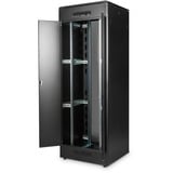 Digitus Armadio di rete Serie Unique - 800 x 800 mm (L x P), IT armadio Nero, Rack indipendenti, 47U, 800 kg, Piedini regolabili, 143 kg, Nero