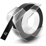 Dymo 520109 nastro per etichettatrice Bianco su nero, Nastro di scrittura Bianco su nero, Acrilico rimovibile, Etichetta continua, 1 pz