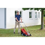 EINHELL GE-CM 18/33 Li-Solo Tagliaerba a spinta Batteria Nero, Rosso rosso/Nero, Tagliaerba a spinta, 200 m², 33 cm, 25 cm, 65 cm, 30 L