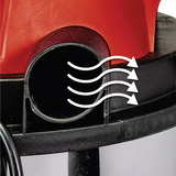 EINHELL TC-VC 1815 S 15 L Aspiratore a cilindro Secco e bagnato 1250 W Sacchetto per la polvere rosso/Argento, 1250 W, Aspiratore a cilindro, Secco e bagnato, Sacchetto per la polvere, 15 L, Filtro
