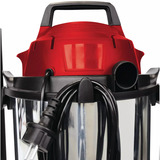 EINHELL TC-VC 1815 S 15 L Aspiratore a cilindro Secco e bagnato 1250 W Sacchetto per la polvere rosso/Argento, 1250 W, Aspiratore a cilindro, Secco e bagnato, Sacchetto per la polvere, 15 L, Filtro