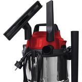 EINHELL TC-VC 1815 S 15 L Aspiratore a cilindro Secco e bagnato 1250 W Sacchetto per la polvere, Aspira bagnato / asciutto rosso/Argento, 1250 W, Aspiratore a cilindro, Secco e bagnato, Sacchetto per la polvere, 15 L, Filtro
