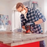 EINHELL TE-RS 18 Li - Solo 22000, 11000, Levigatrice orbitale casuale rosso/Nero, 14000, 7000, 22000, 11000, 2 mm, Batteria, 18 V, 1,15 kg