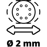 EINHELL TE-RS 18 Li - Solo 22000, 11000, Levigatrice orbitale casuale rosso/Nero, 14000, 7000, 22000, 11000, 2 mm, Batteria, 18 V, 1,15 kg