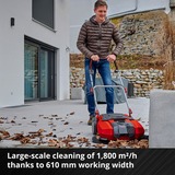 Einhell 2352040 spazzatrice da prato Spazzatrice a spinta rosso/Nero, Spazzatrice a spinta, Nero, Rosso, 509 mm, 709 mm, 309 mm, 12,8 kg