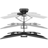 Ergotron TRACE 45-631-224 supporto da tavolo per Tv a schermo piatto 68,6 cm (27") Nero Scrivania Nero, Morsa, 9,8 kg, 68,6 cm (27"), 100 x 100 mm, Regolazione altezza, Nero