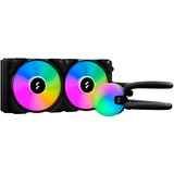 Fractal Design Lumen S24 v2 RGB 240mm, Raffreddamento ad acqua Nero/Bianco