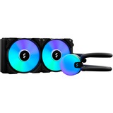 Fractal Design Lumen S24 v2 RGB 240mm, Raffreddamento ad acqua Nero/Bianco