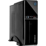 Inter-Tech IT-607 Desktop Nero, Chassis Tower Nero, Desktop, PC, Nero, micro ATX, Mini-ITX, 1x 80 mm, 80 mm