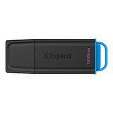 Kingston DataTraveler Exodia 128 GB, Chiavetta USB Nero/Blu